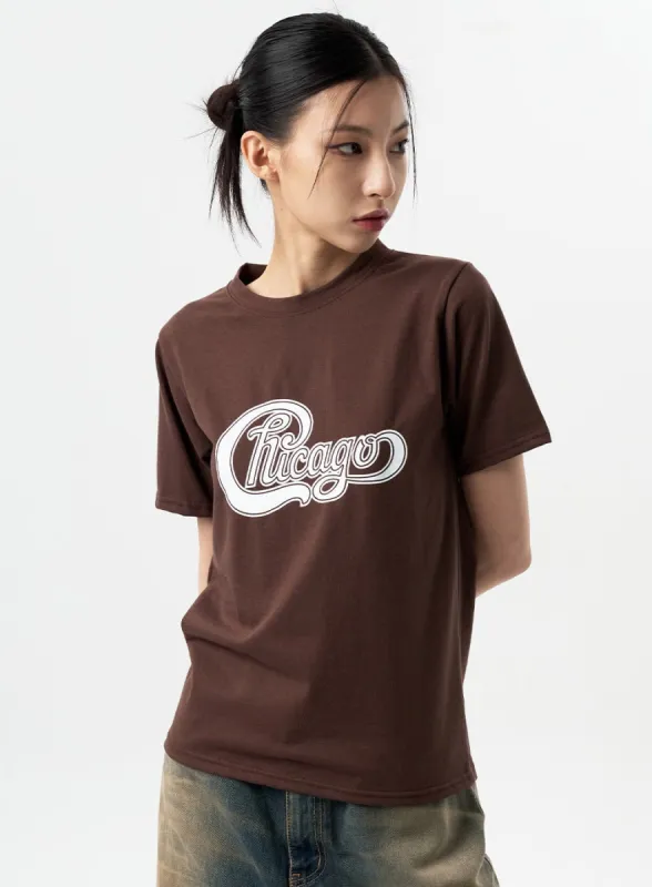 Chicago Graphic Tee CY312 sold by Lewkin
