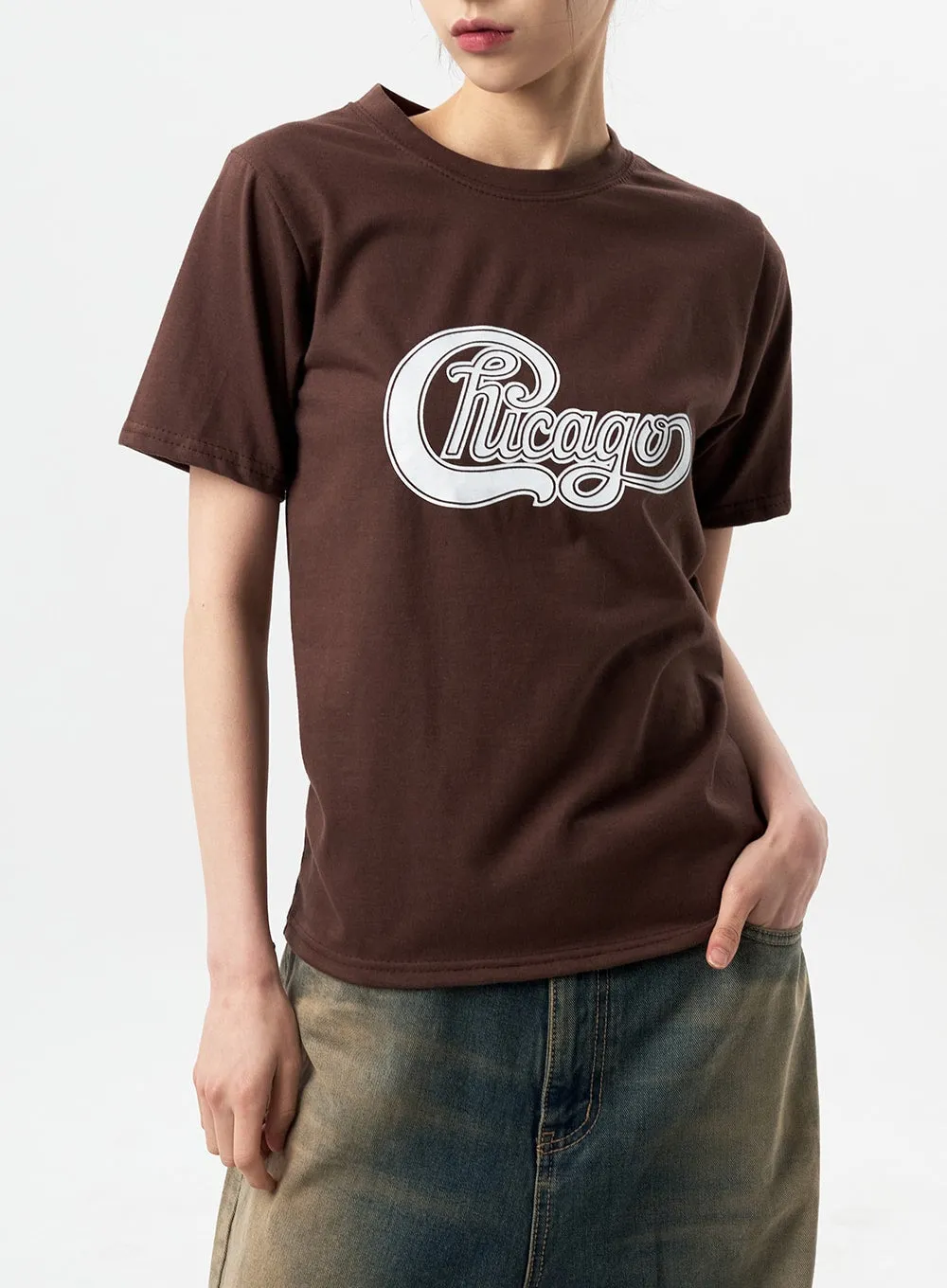 Chicago Graphic Tee CY312 sold by Lewkin product image thumbnail 2