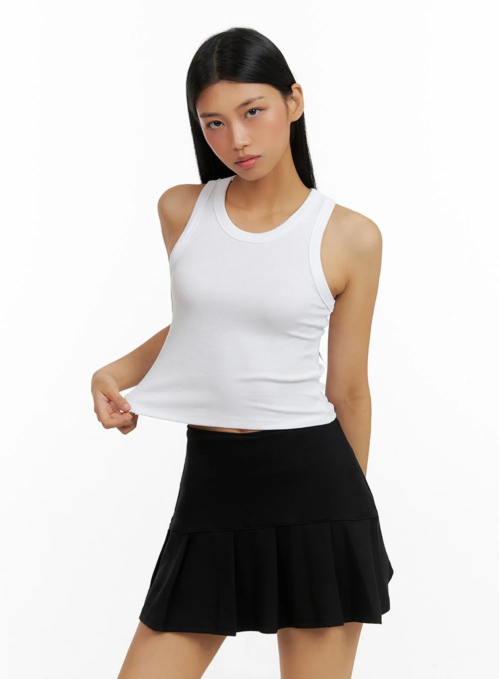 Basic Solid Tank Top IL419 sold by Lewkin product image thumbnail 3