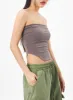Slit Tube Top CA307 sold by Lewkin
