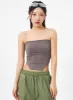Slit Tube Top CA307 sold by Lewkin