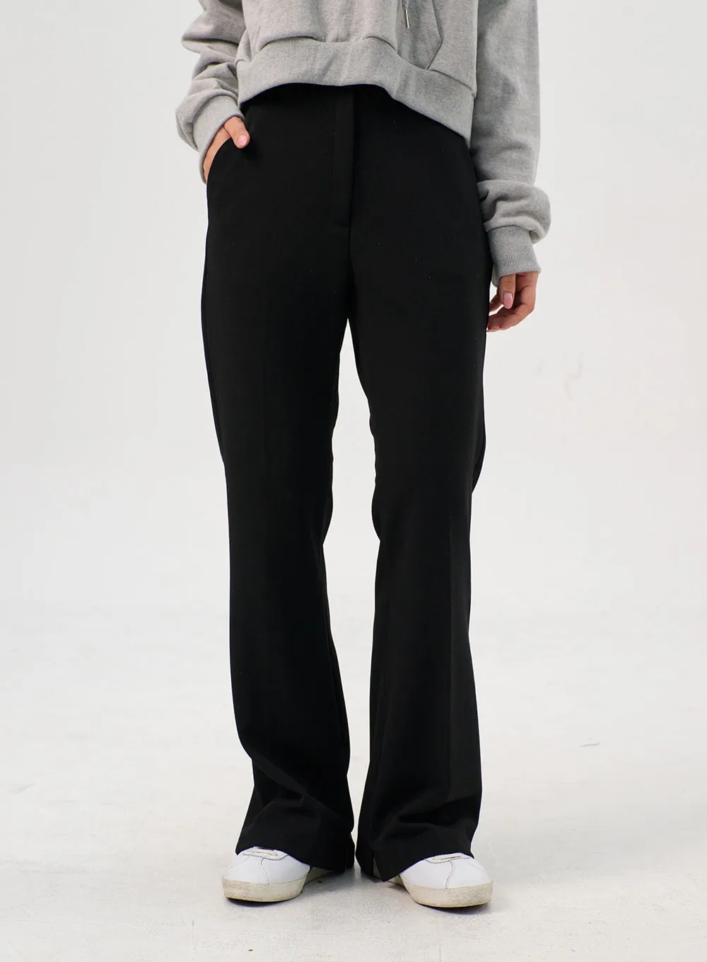 Boot Cut Slim Pants OS302 sold by Lewkin product image thumbnail 2