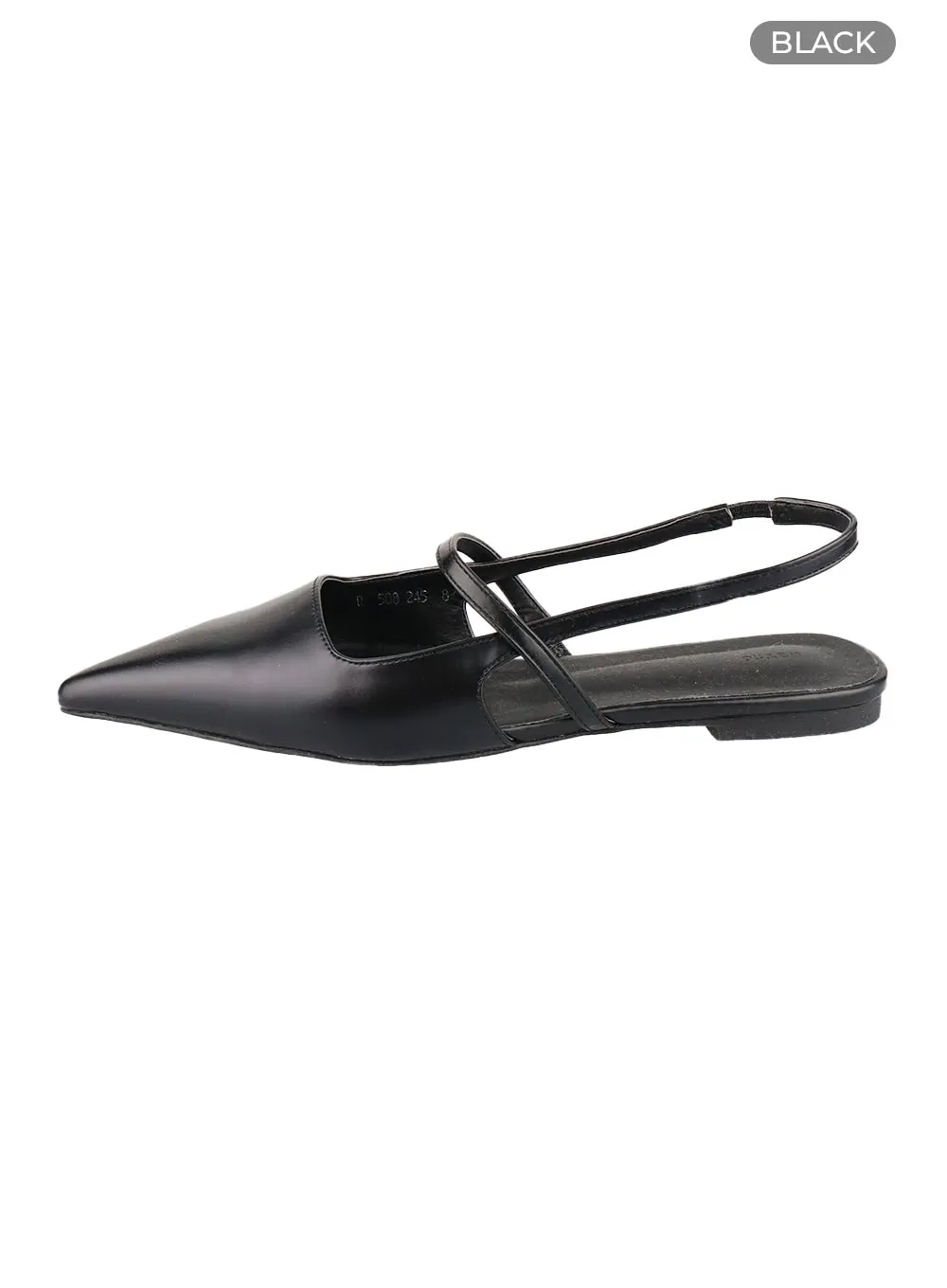 Classic Slingback Pointed Toe Flats CY403 sold by Lewkin product image thumbnail 5