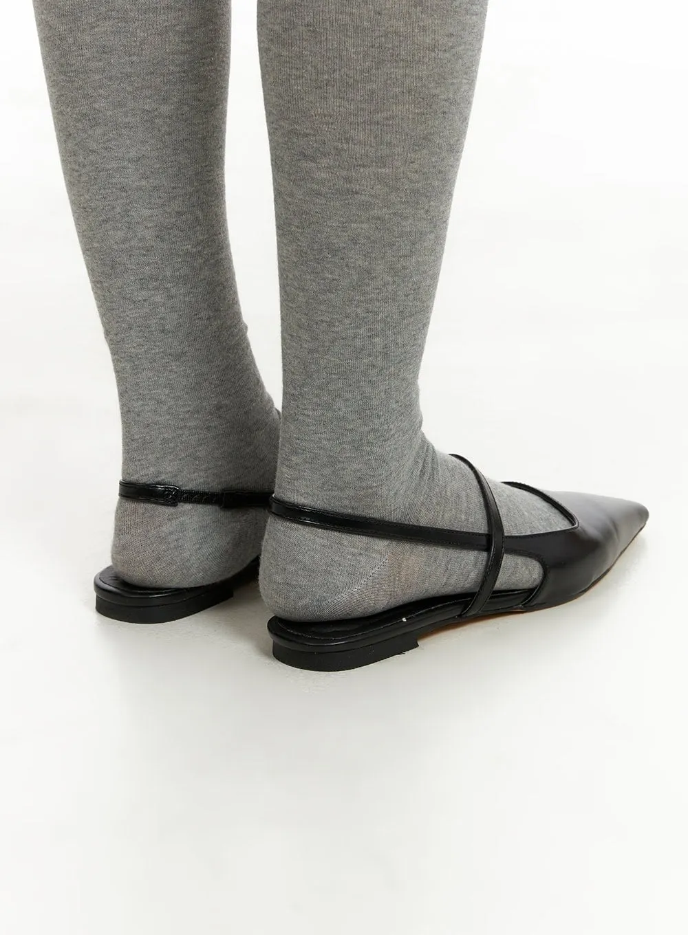 Classic Slingback Pointed Toe Flats CY403 sold by Lewkin product image thumbnail 4