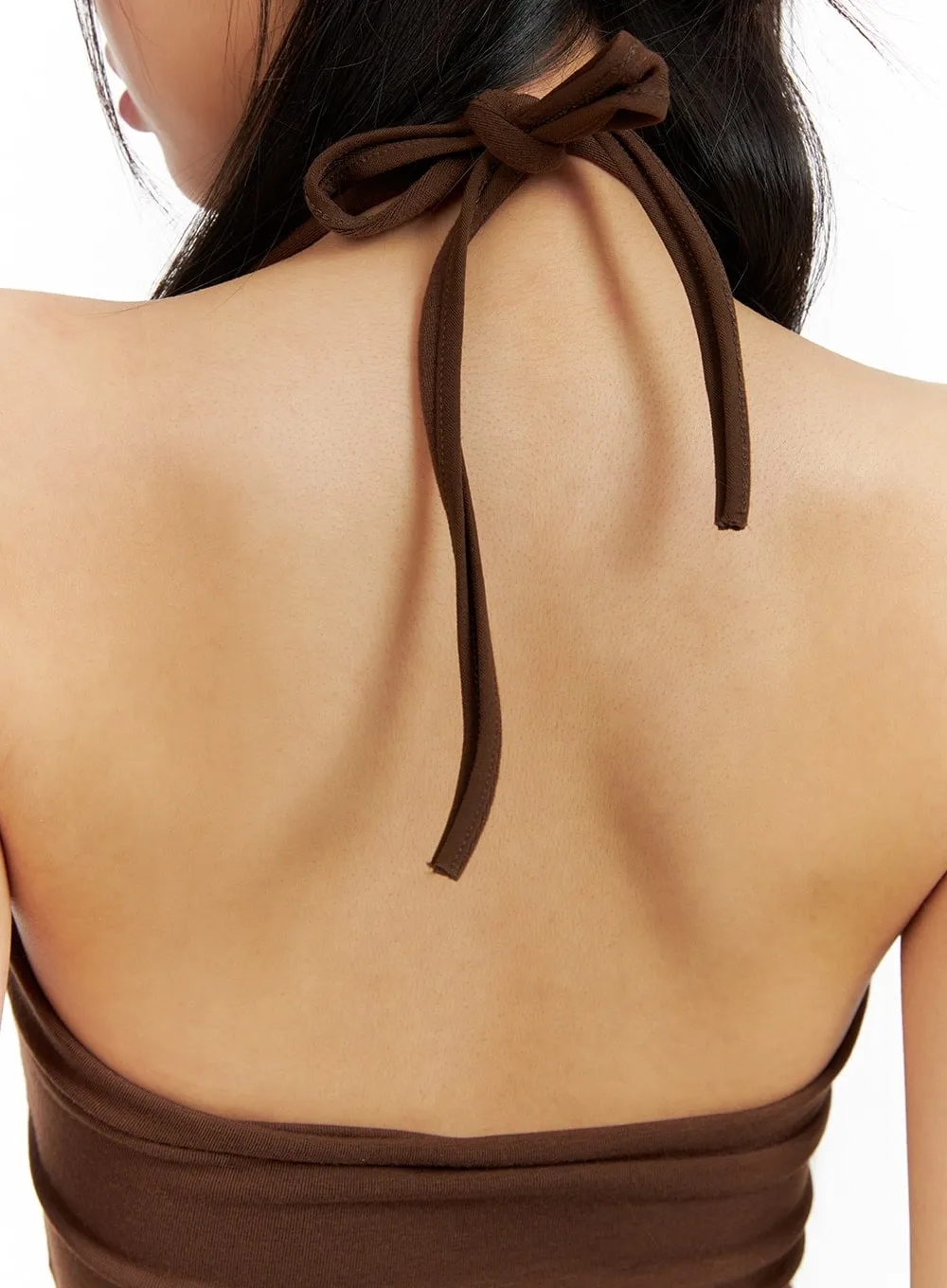 Basic Halter Top CM408 sold by Lewkin product image thumbnail 4