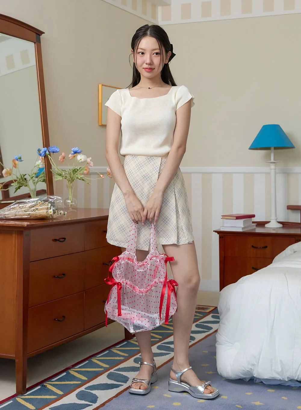 Chunky Ribbon Sandals OY427 sold by Lewkin product image thumbnail 5