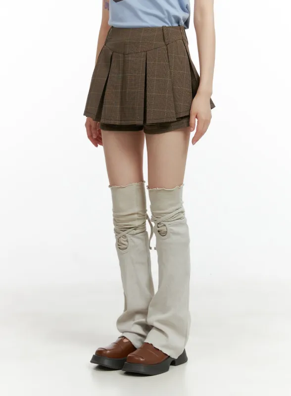 Pleated Mini Skort CL402 sold by Lewkin