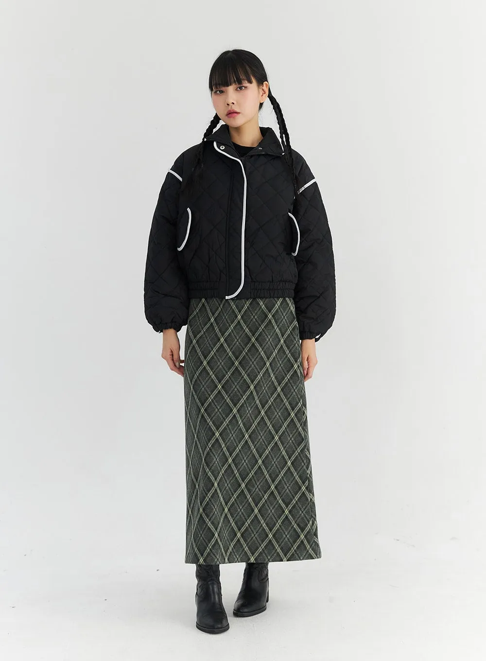 Quilted Zip-Up Jacket CN303 sold by Lewkin product image thumbnail 5