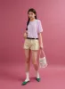 Low-Rise Pintuck Shorts CY25 sold by Lewkin