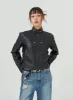 Standard Fit Faux Leather Jacket CM317 sold by Lewkin