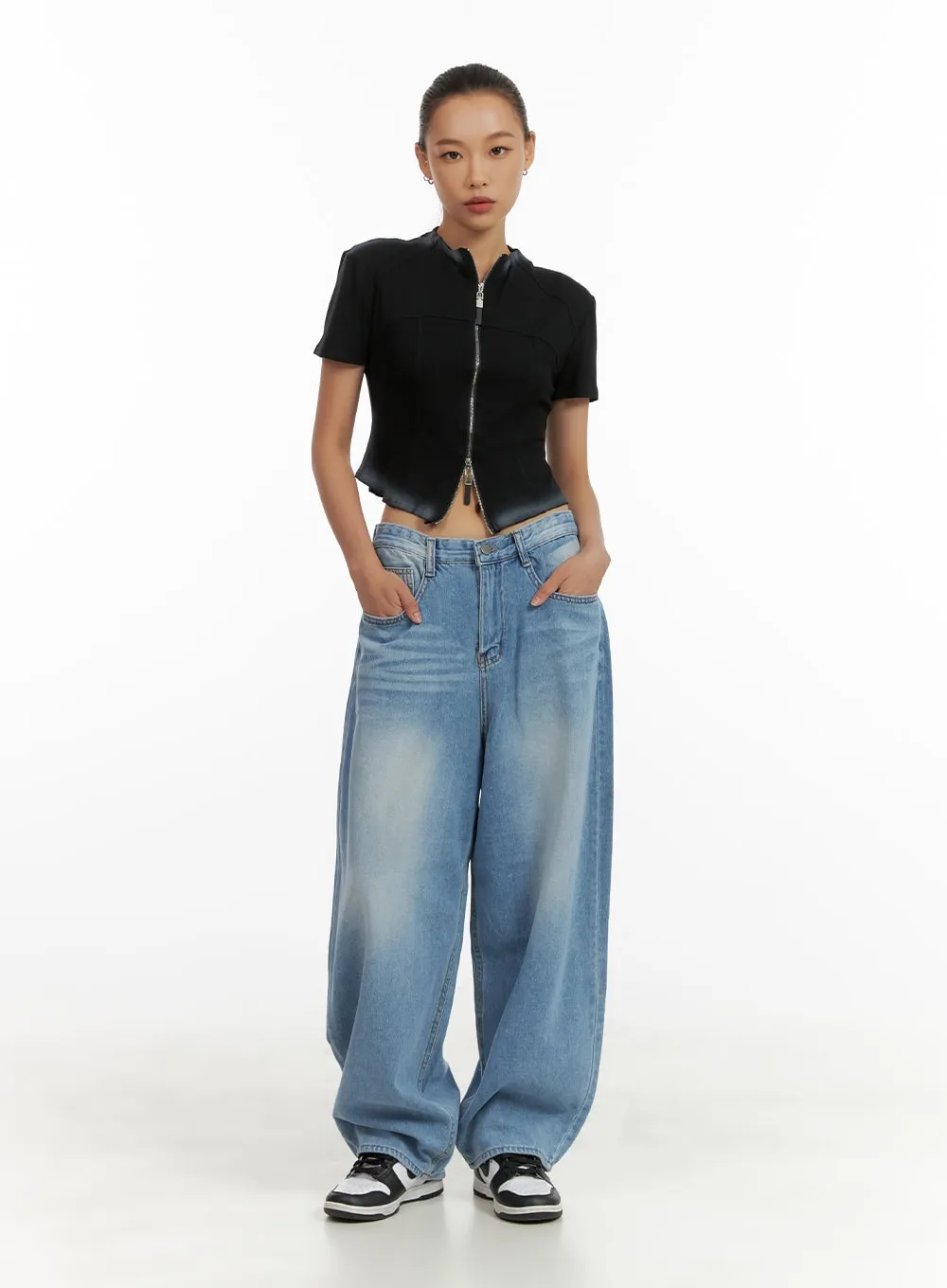 Denim Summer Baggy Jeans CU414 sold by Lewkin product image thumbnail 2