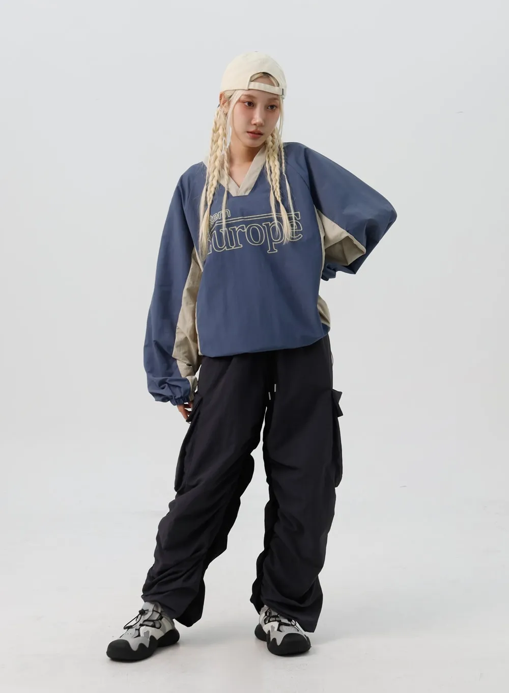 Baggy Cargo Pants IS311 sold by Lewkin product image thumbnail 4