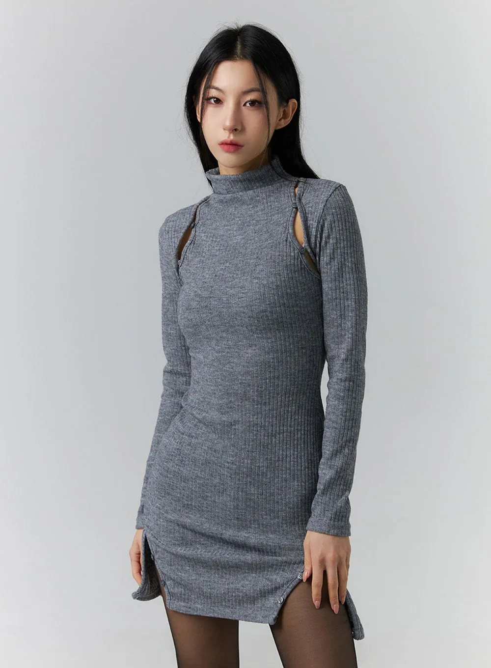 Sidecut Mini Party Dress ID305 sold by Lewkin product image thumbnail 3