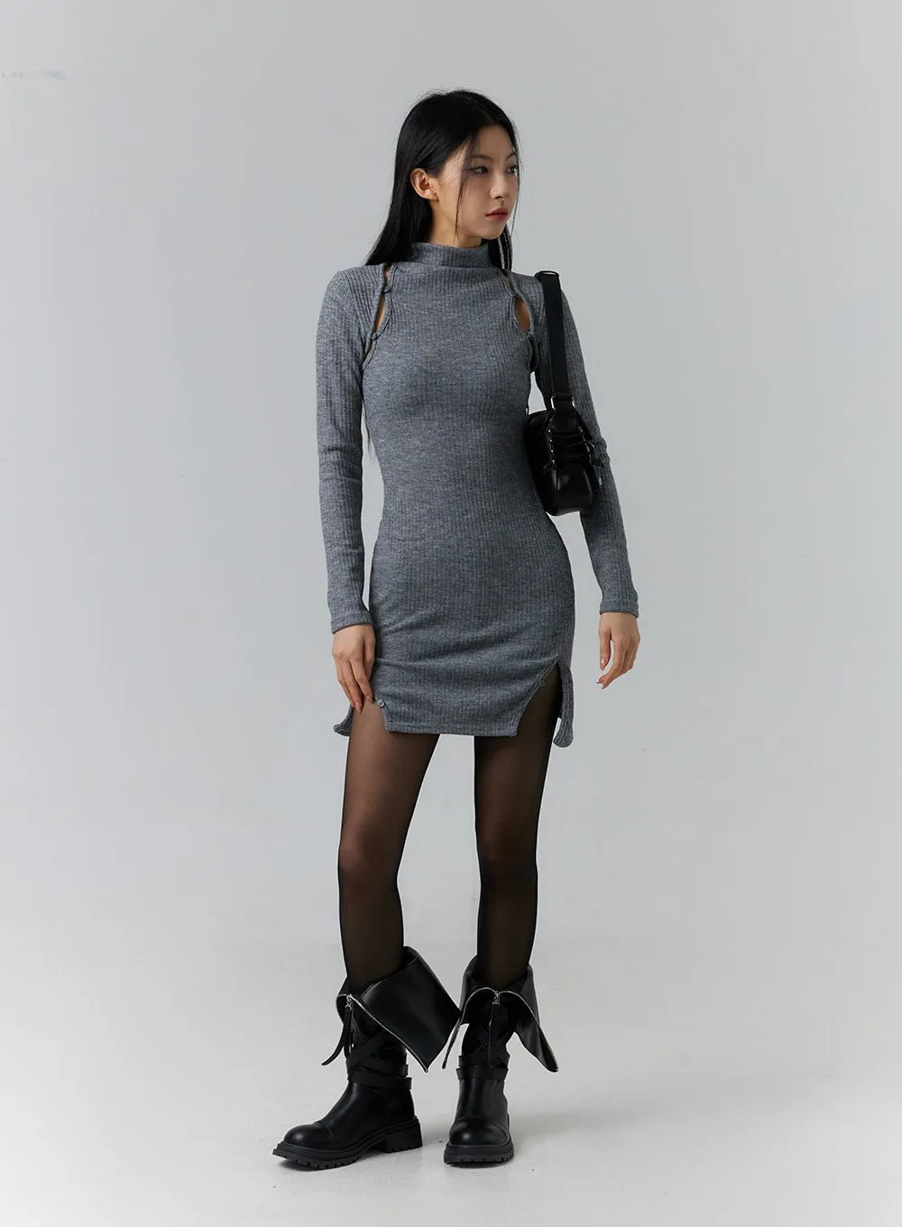 Sidecut Mini Party Dress ID305 sold by Lewkin product image thumbnail 5