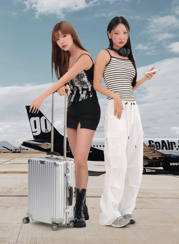 Drawstring Wide Pants IL310 sold by Lewkin