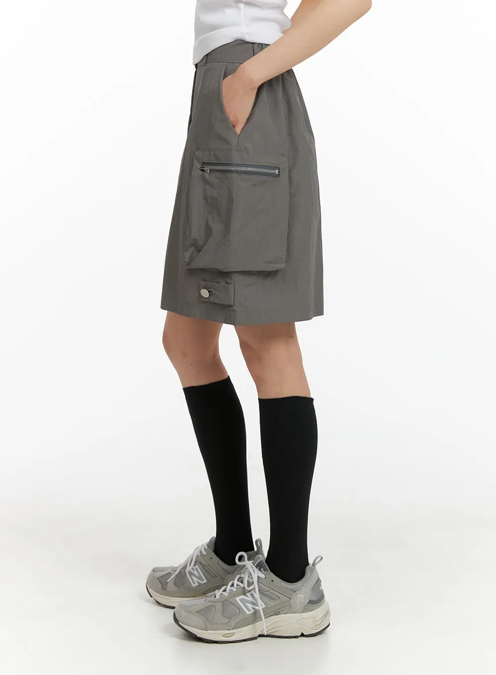 Cargo Midi Skirt CM413 sold by Lewkin product image thumbnail 3