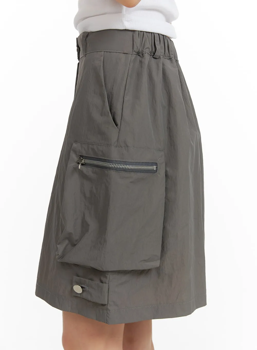 Cargo Midi Skirt CM413 sold by Lewkin product image thumbnail 4
