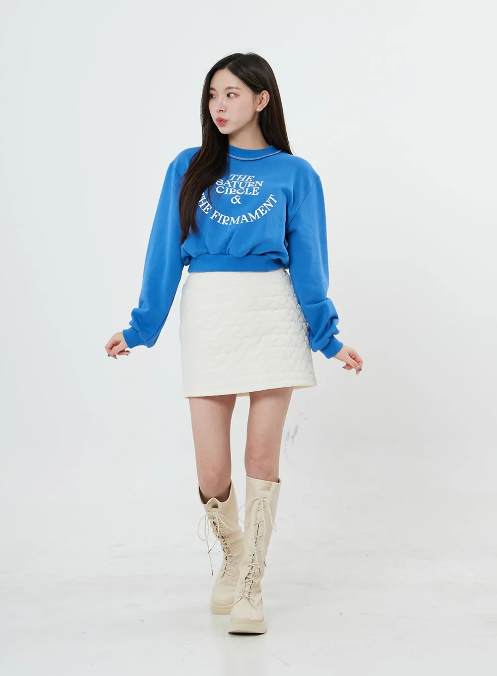 High Waist Heart Mini Skirt BO27 sold by Lewkin