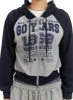 Sporty Chic Varsity Hoodie Jacket CM408 sold by Lewkin