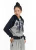 Sporty Chic Varsity Hoodie Jacket CM408 sold by Lewkin