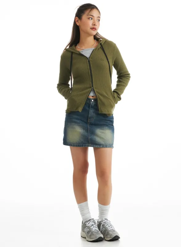 Urban Blues Denim Mini Skirt CO318 sold by Lewkin