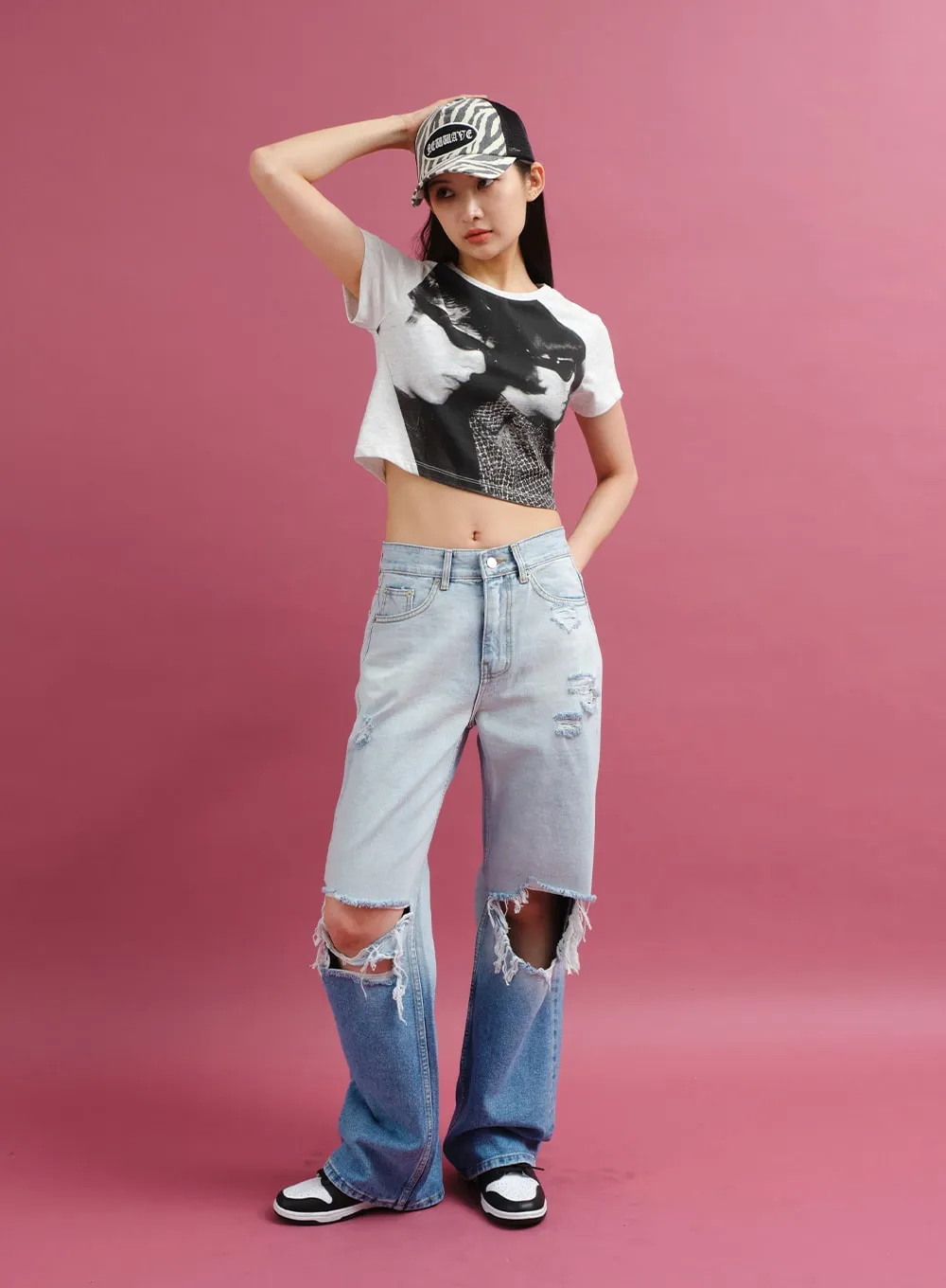 Zebra Mesh Baseball Cap CY24 sold by Lewkin