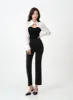 Semi Bootcut Tailored Pants IO07 sold by Lewkin