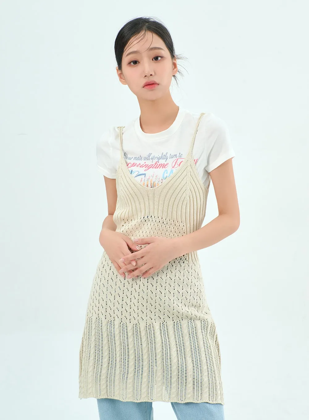 Crochet Mini Dress BA328 sold by Lewkin product image thumbnail 4