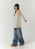 Wide Leg Denim Jeans CF406 sold by Lewkin