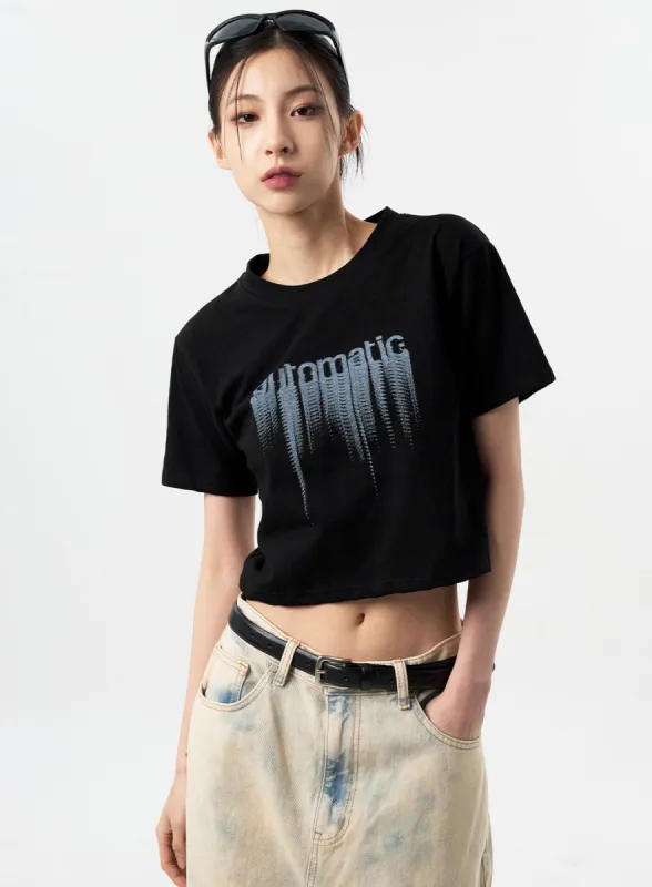 Automatic Graphic Tee CY311 sold by Lewkin
