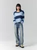 Washed Denim Straight Jeans CS313 sold by Lewkin