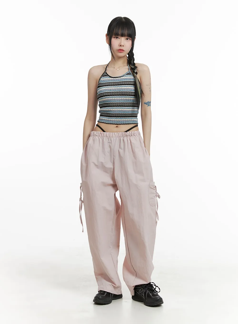 Banding Cargo Pants OM426 sold by Lewkin product image thumbnail 5