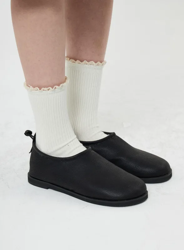 Warm Fur Round Toe Shoes BN08 sold by Lewkin