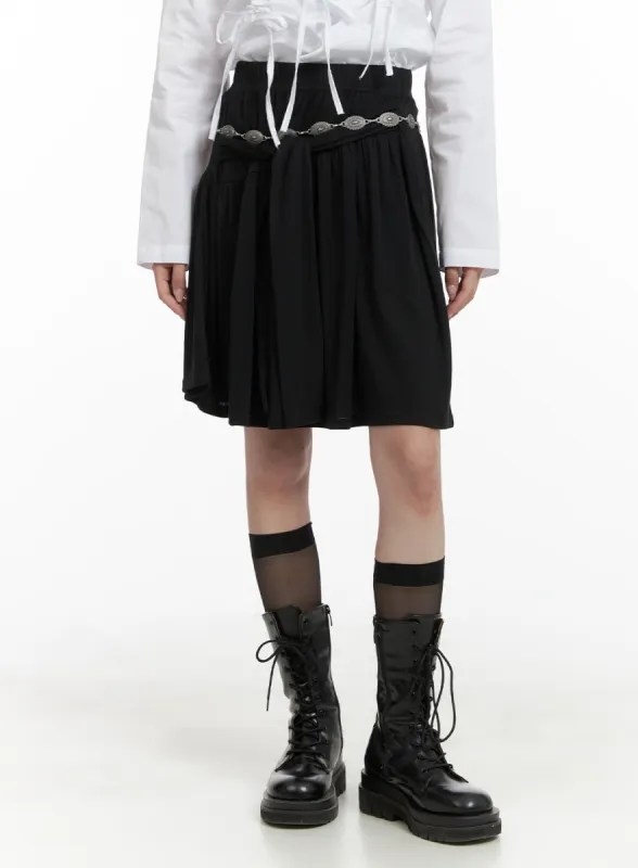 Strap Midi Skirt CA404 sold by Lewkin