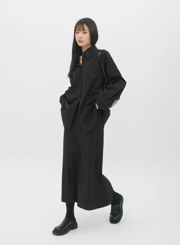 Cotton Maxi Skirt J21 sold by Lewkin