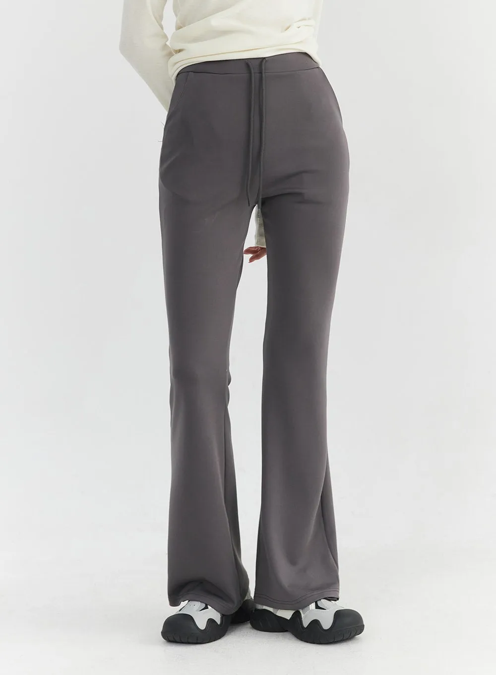 Bootcut Drawstring Pants CO330 sold by Lewkin product image thumbnail 4