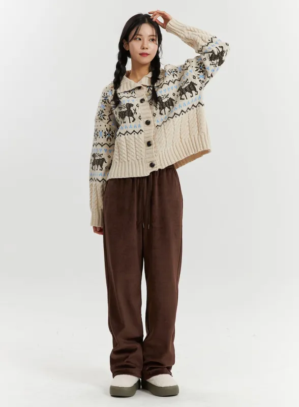 Velvet Sweatpants OD318 sold by Lewkin