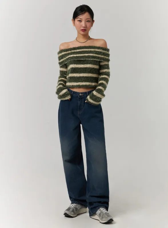 Henry Denim Solid Straight Leg Jeans CD329 sold by Lewkin