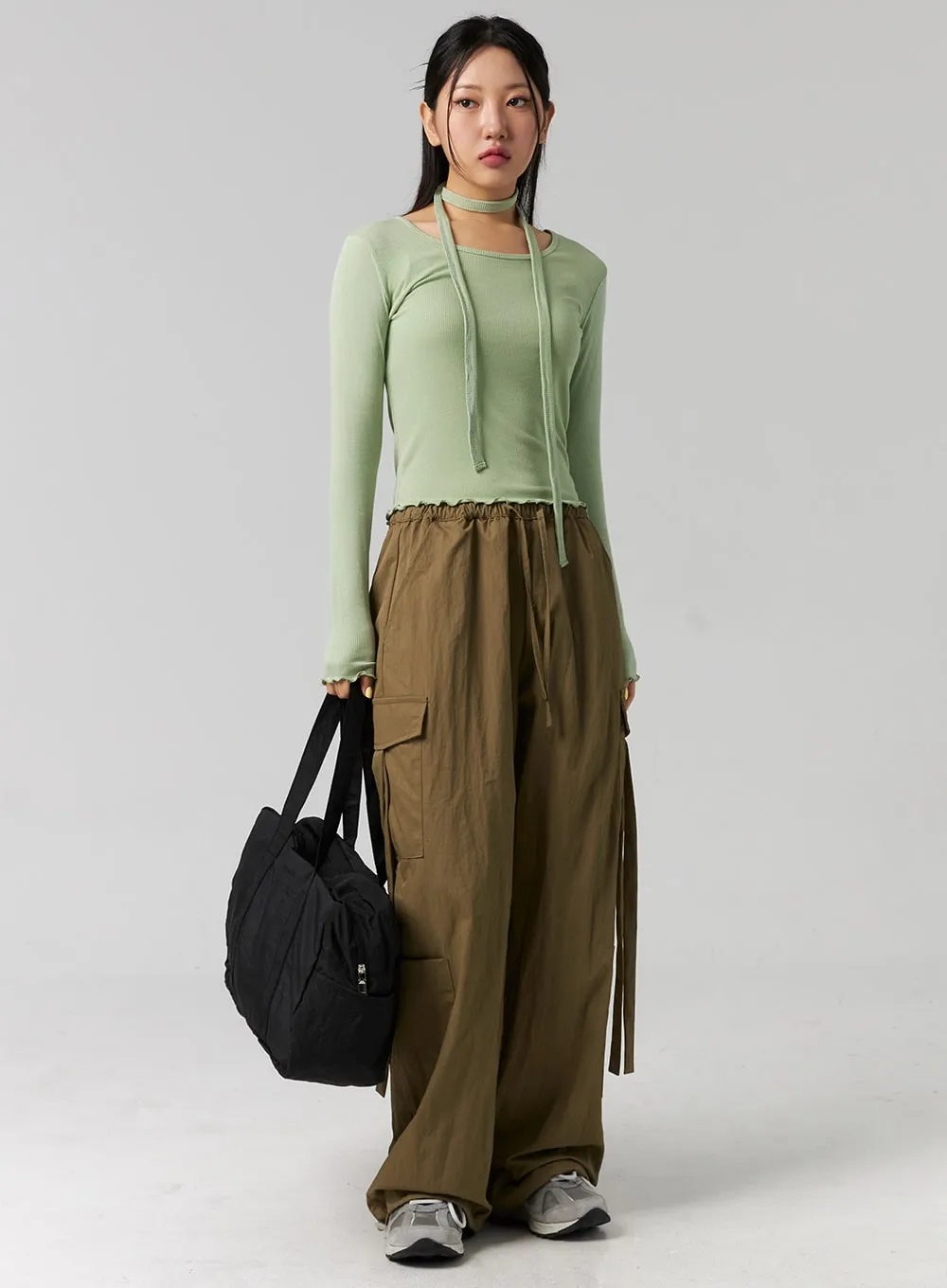 Cargo Parachute Pants CG315 sold by Lewkin