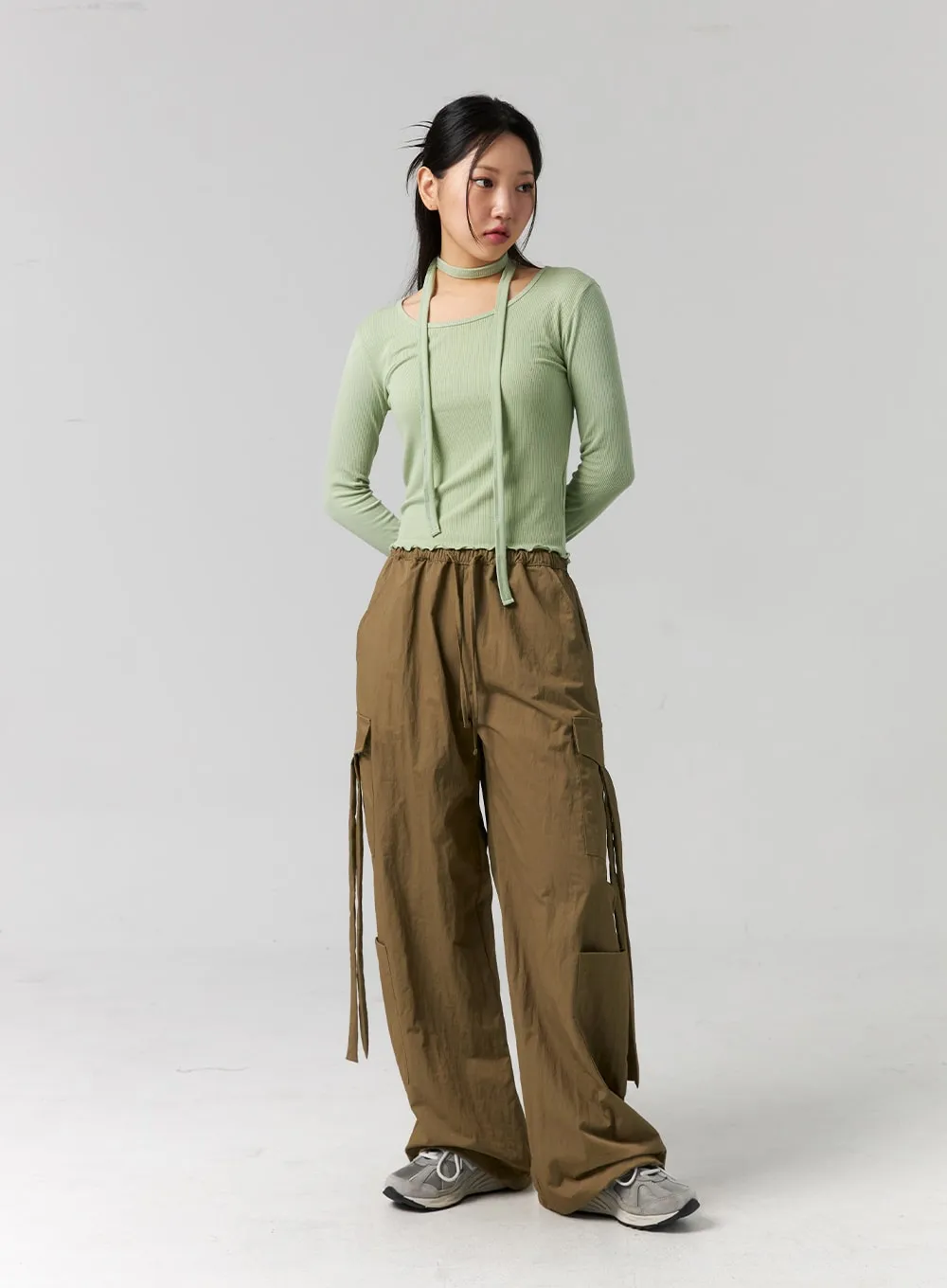 Cargo Parachute Pants CG315 sold by Lewkin product image thumbnail 3