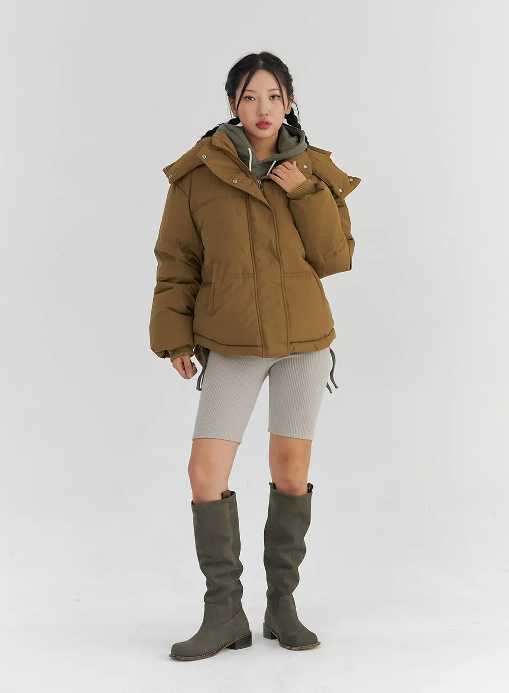 Hooded Puffer Jacket CS321 sold by Lewkin product image thumbnail 2