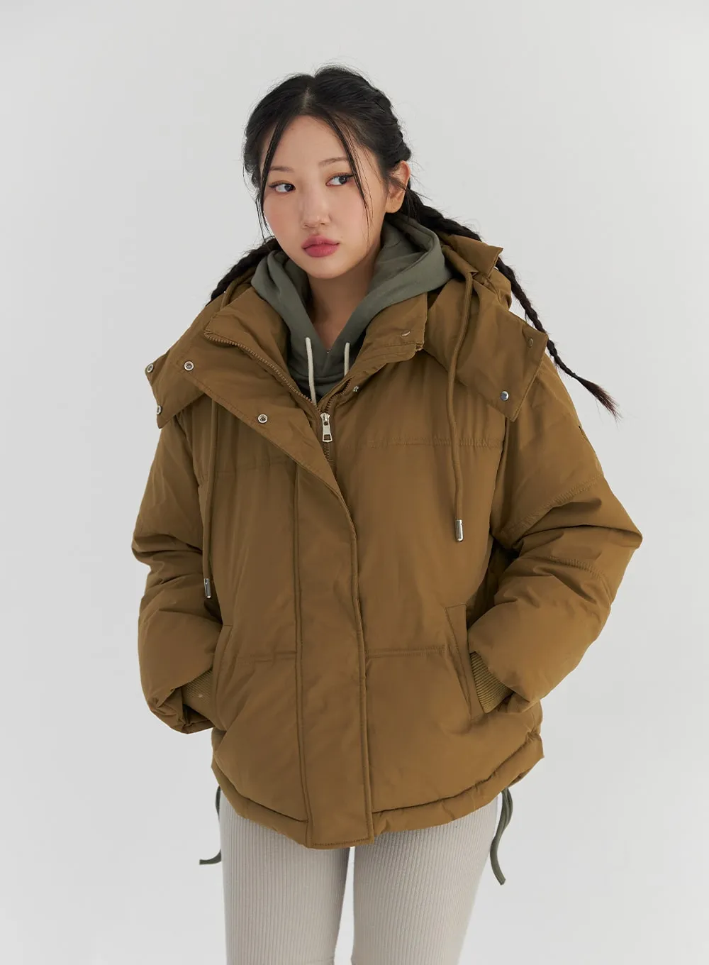 Hooded Puffer Jacket CS321 sold by Lewkin product image thumbnail 4