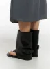 Faux Leather Sandal Boots CM422 sold by Lewkin