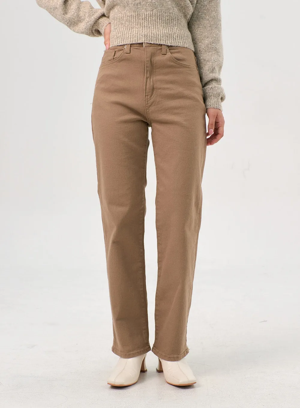 Straight Fit Spandex Pants OS302 sold by Lewkin product image thumbnail 2