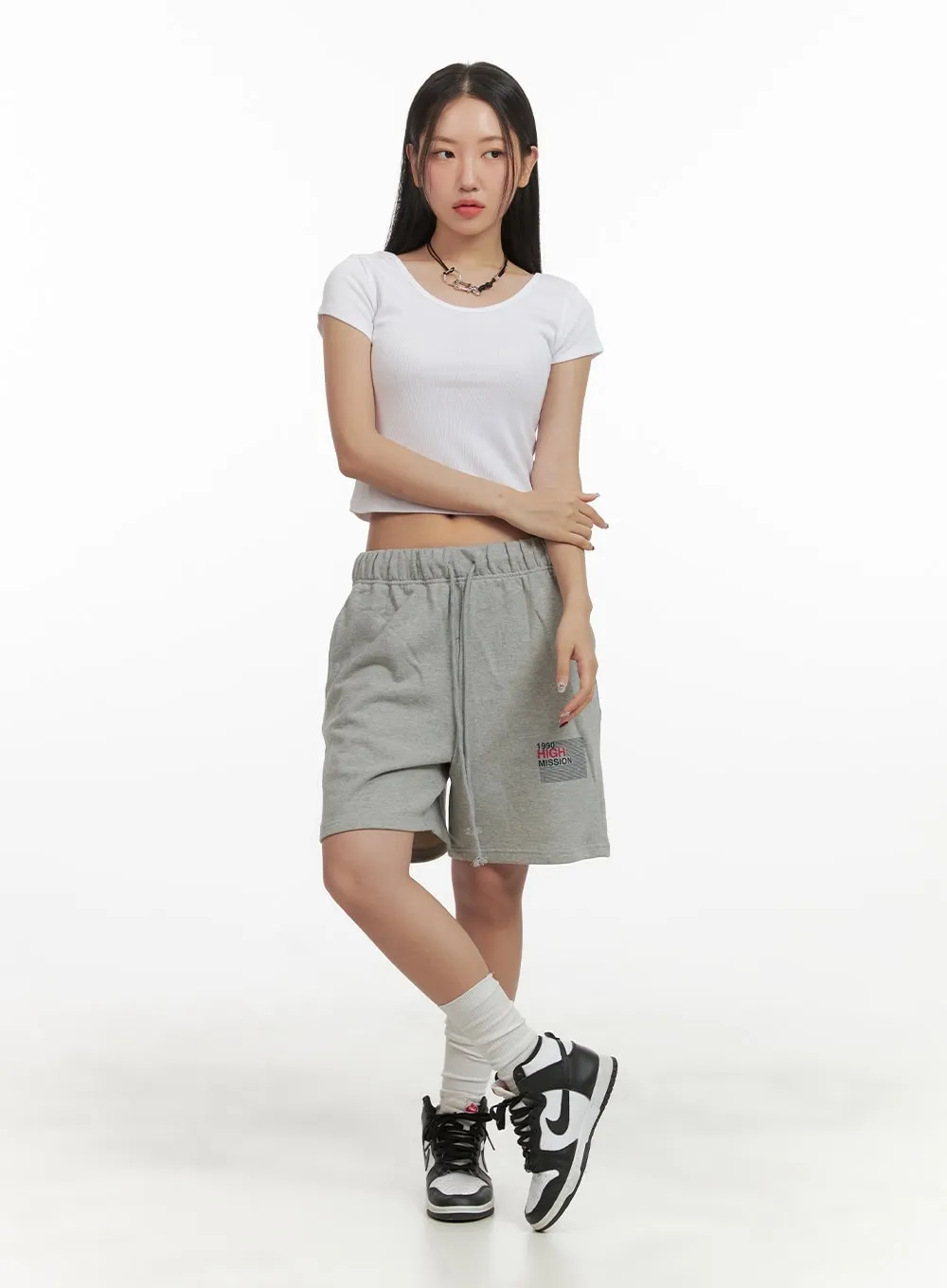 Basic U-Neck Crop Top CY423 sold by Lewkin product image thumbnail 3