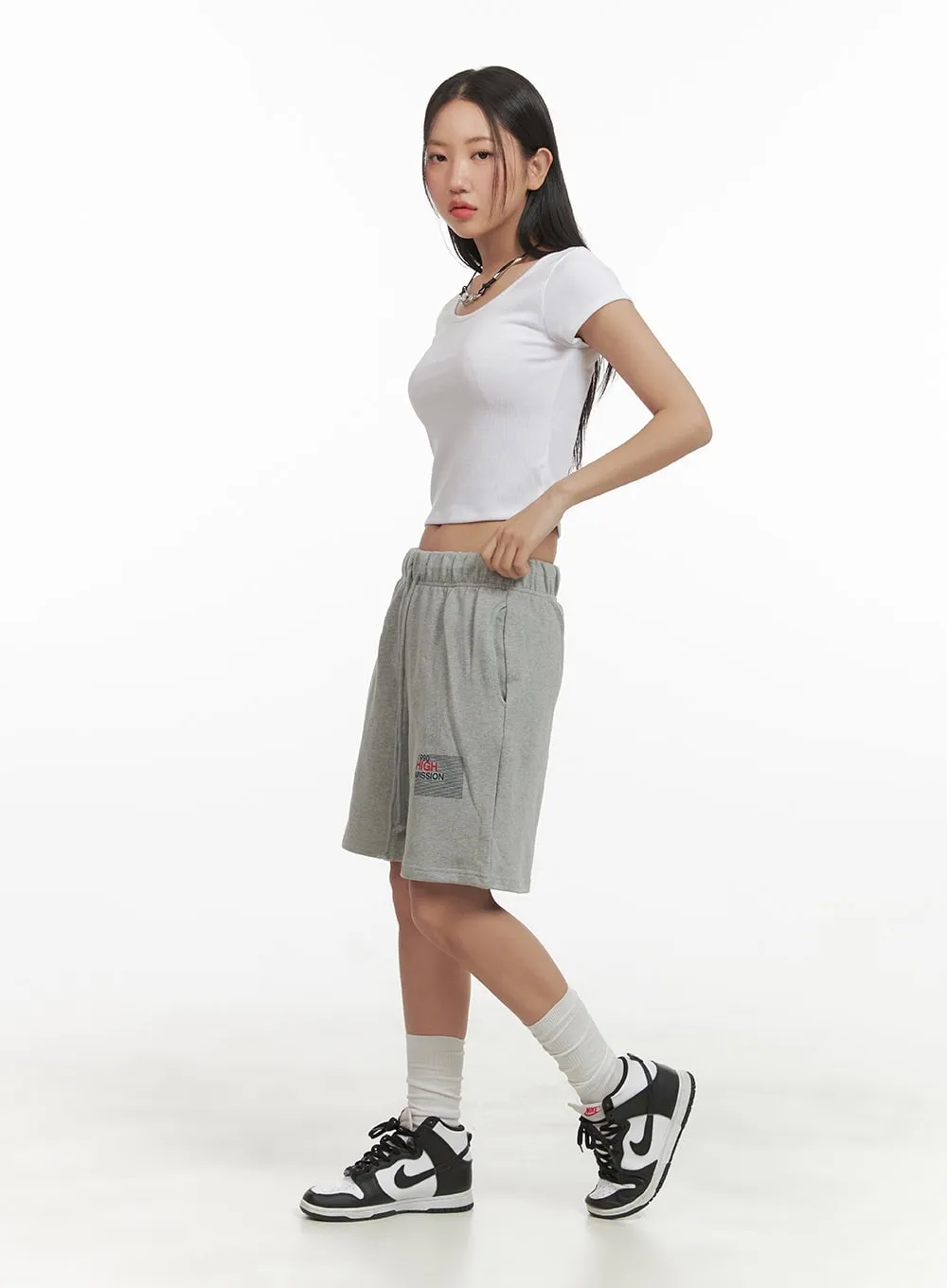 Basic U-Neck Crop Top CY423 sold by Lewkin product image thumbnail 4