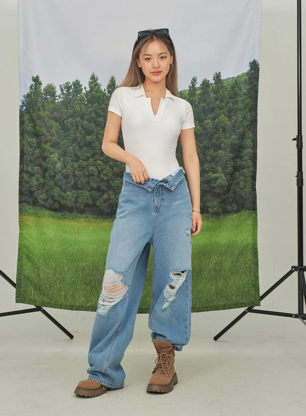 Collared Monokini Swimsuit CY26 sold by Lewkin product image thumbnail 5