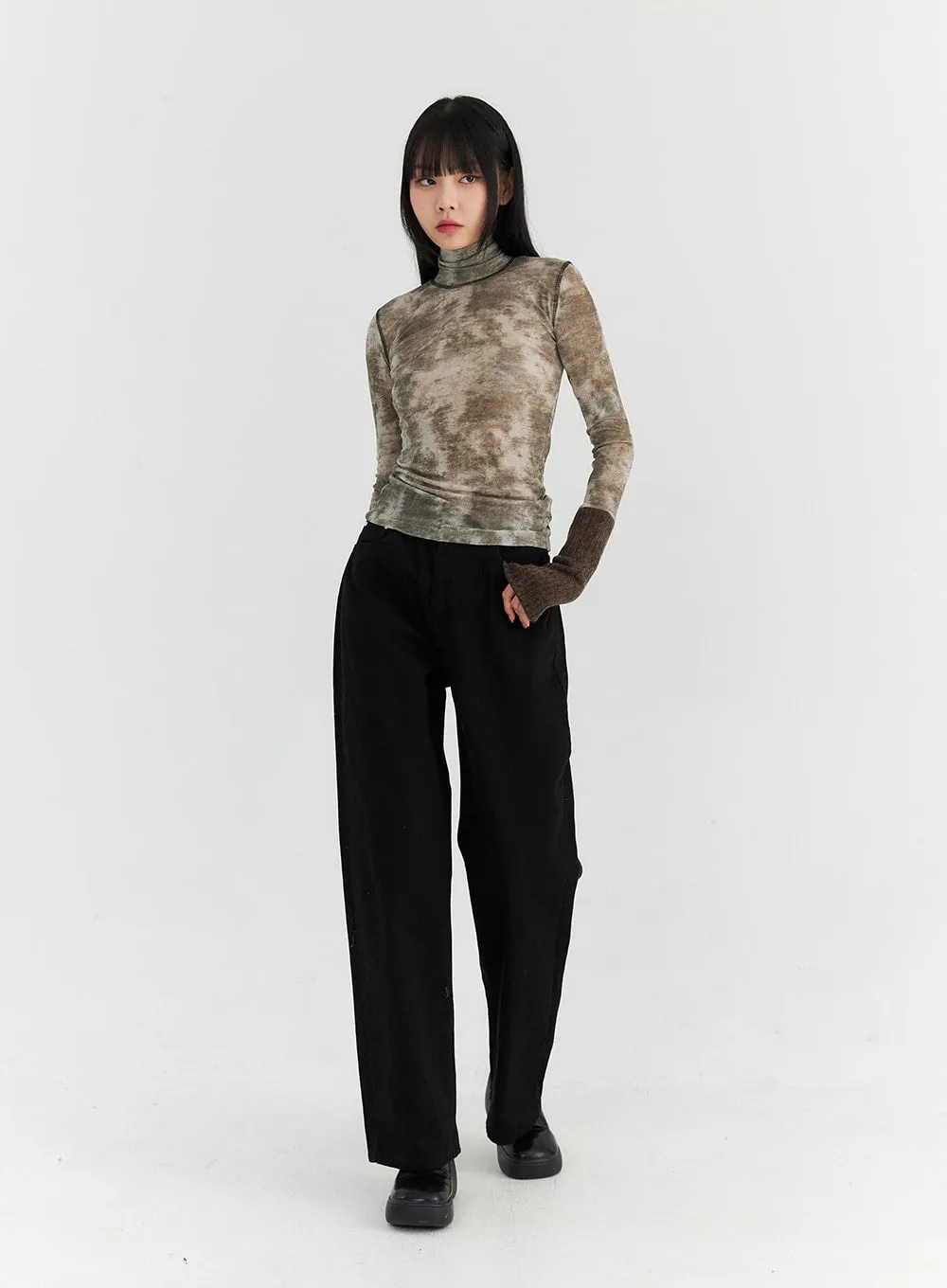 Basic Straight Leg Pants CN306 sold by Lewkin product image thumbnail 2