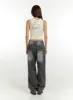 Turtleneck Hoodie Tank Top CU421 sold by Lewkin