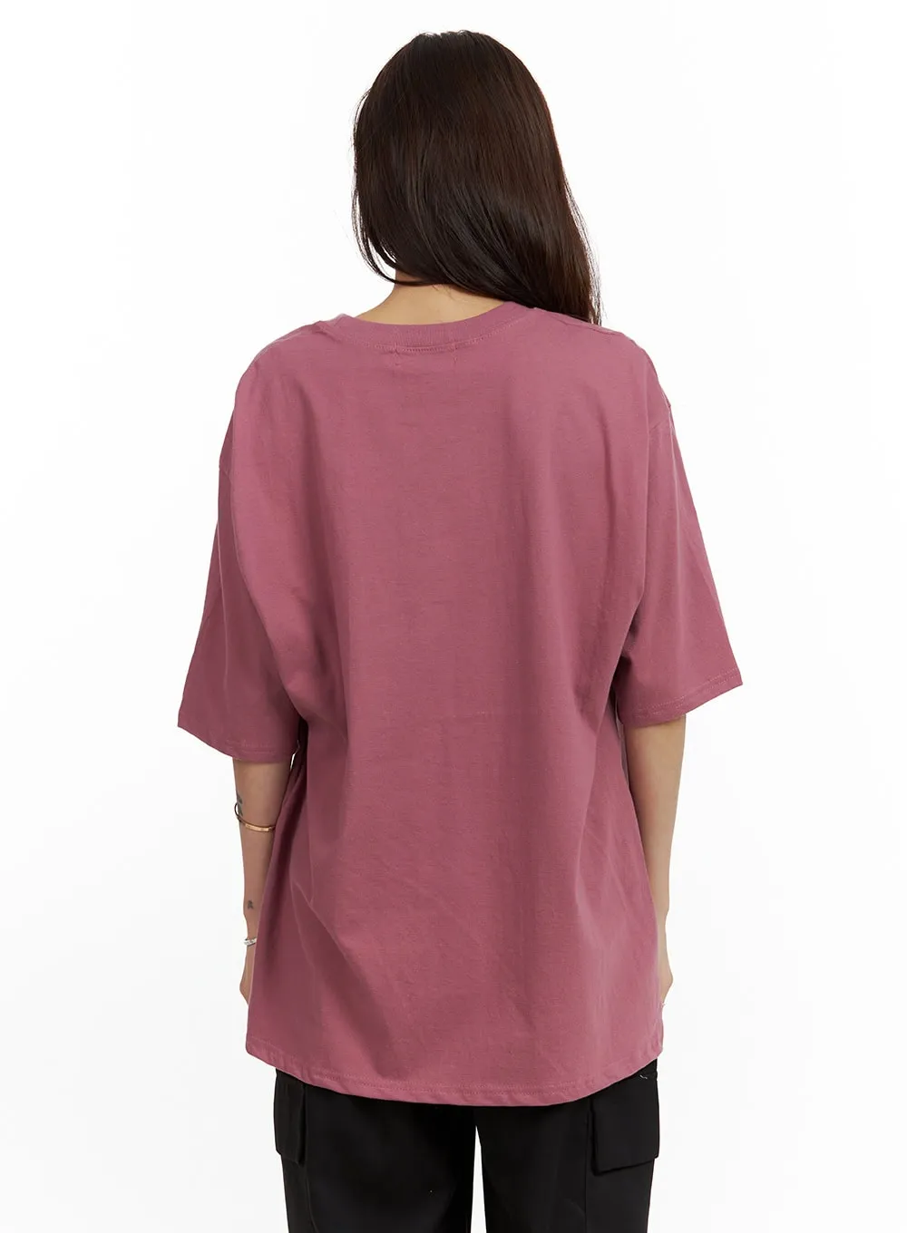 Oversized Graphic Tee CU417 sold by Lewkin product image thumbnail 5